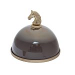 69-22295 Блюдо с крышкой декоративное "Horse" d26*Н25.5см