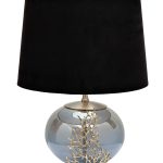 69-22361 Лампа настольная "Coral" плафон чёрный d36*h58см