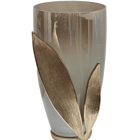 69-22754 Ваза декор.стеклянная "Flora" 24*22