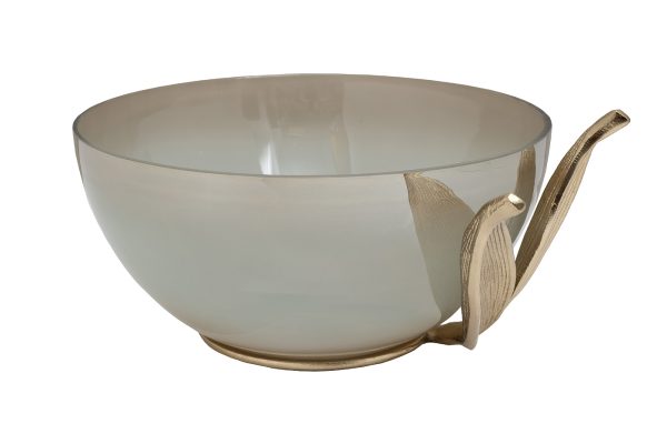 69-22763 Чаша декорат."Flora" стекло