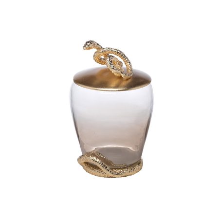 69-321003 Ваза декор.с крышкой "Serpente" 13
