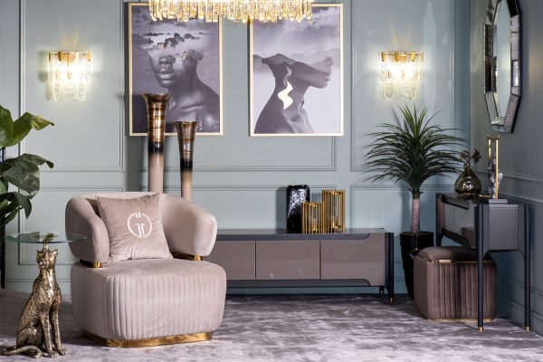 69-721328 Стол журнальный "Ягуар" d.45*68cм — изображение 4