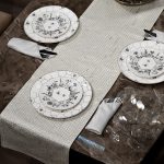 70SW-19001 Текстильная дорожка для стола Брасс бежевая 35*180см