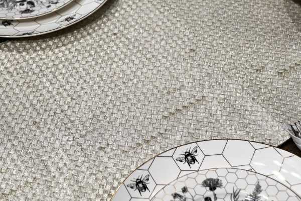 70SW-19001 Текстильная дорожка для стола Брасс бежевая 35*180см — изображение 3