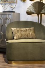 70SW-28048 Подушка с бисером "Линии" беж. 30*50см — изображение 3