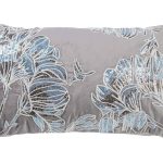 70SW-32905 Подушка с пайетками "Арт Магнолия" серый 30*50см