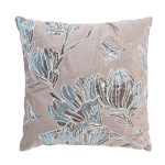 70SW-32906 Подушка с пайетками "Арт Магнолия" бежевый 45*45см