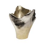 71PN-1812 Ваза металлическая серебро/шампань 34*29*33см