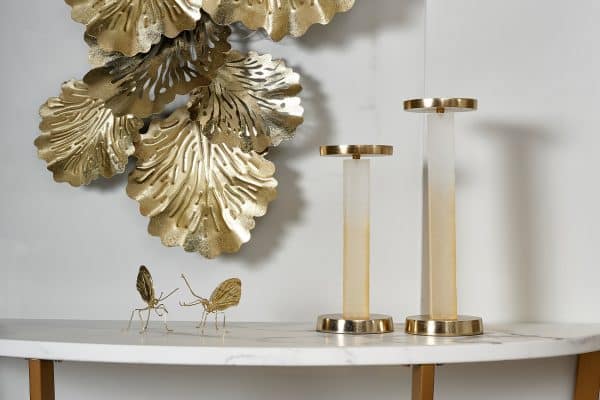 71PN-2626 Подсвечник прозрачный d12*29см — изображение 2