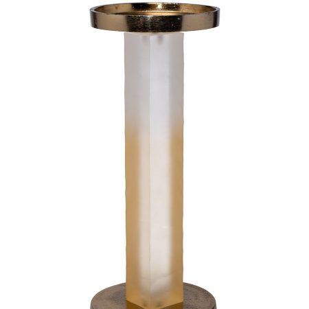 71PN-2626 Подсвечник прозрачный d12*29см