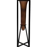 71PN-31744 Подставка под цветы стеклянная на металлич.основании h.81см