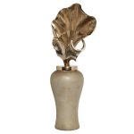 71PN-50736 Ваза декоративная золотистая 25*18*65см