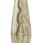 71PN-51822 Ваза стеклянная золотисто-бежевая d17*45см