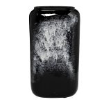 71PN-5187 Ваза стеклянная серо-черная 19*19*29см