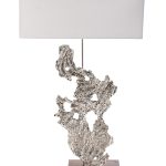 71PN-80216 Лампа настольная плафон кремовый h.87см