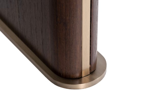 76AR-501L-STOL/ZH Стол журнальный овальный иск.камень белый 130*65*38см — изображение 4