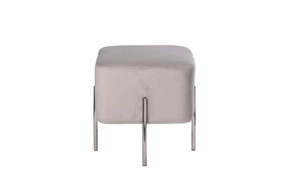 76ar-732ban-svser-banketka-veljur-svetlo-seryjhrom-424244sm-1 76AR-732BAN-SVSER Банкетка велюр светло-серый/хром 42*42*44см — изображение 2