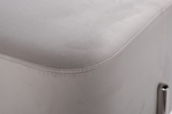 76ar-732ban-svser-banketka-veljur-svetlo-seryjhrom-424244sm-2 76AR-732BAN-SVSER Банкетка велюр светло-серый/хром 42*42*44см — изображение 3