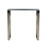 76AR-8165KONS Консоль стекло серое/мат.латунь 80*30*78см