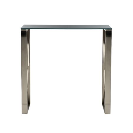 76AR-8165KONS Консоль стекло серое/мат.латунь 80*30*78см