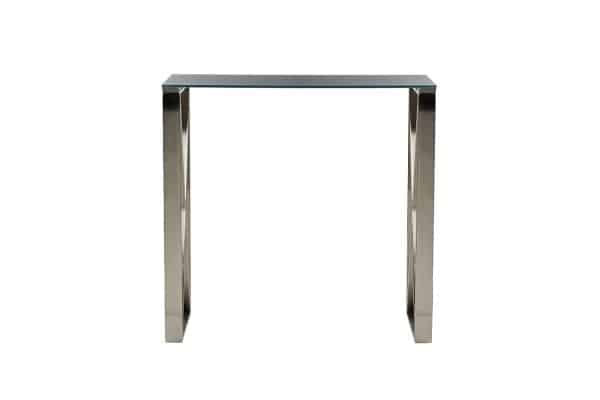 76AR-8165KONS Консоль стекло серое/мат.латунь 80*30*78см