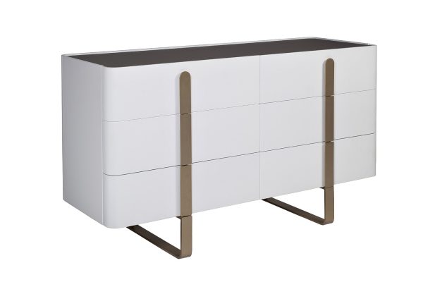 77IP-20861 Комод светлый с металл. каркасом 140*50*85см — изображение 2