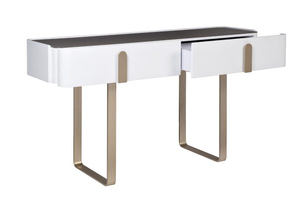 77IP-20862 Консоль светлая с металл. каркасом 140*40*82см — изображение 3