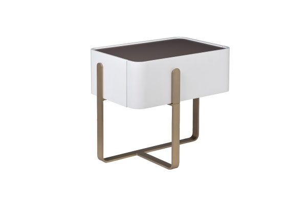 77IP-20863 Тумбочка светлая с металл. каркасом 58*40*55см — изображение 2