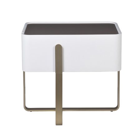 77IP-20863 Тумбочка светлая с металл. каркасом 58*40*55см