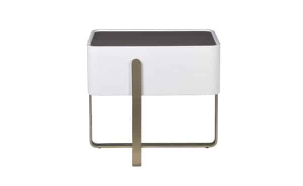 77IP-20863 Тумбочка светлая с металл. каркасом 58*40*55см