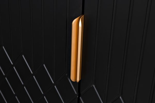 77IP-2310 Комод черный  150*55*90см — изображение 4