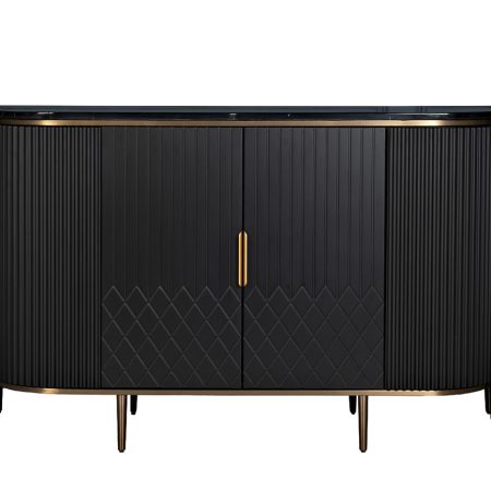 77IP-2310 Комод черный  150*55*90см