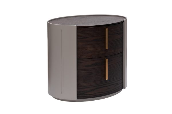 77IP-30200 Тумбочка 2 ящика темный шпон 59*43*55см — изображение 2