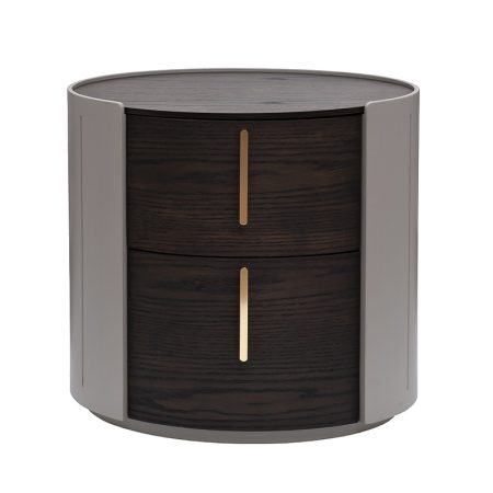 77IP-30200 Тумбочка 2 ящика темный шпон 59*43*55см