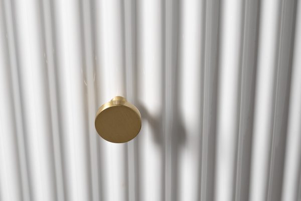 77IP-GD009-TUMB/1 Тумбочка 2 ящика с мраморной столешницей d51*55см — изображение 5