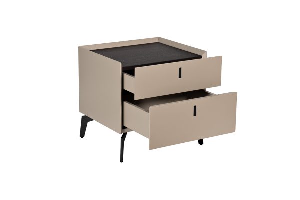 77IP-NS817/1 Тумбочка с двумя ящиками светлая 50*43,5*50см — изображение 3