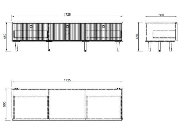 77IP-TV008 Тумба под телевизор 172,5*50*45см — изображение 3