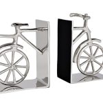 79MAL-3288 Держатель для книг "Велосипед" металл/хром 30*10*20см