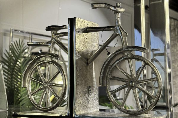 79mal-3288-derzhatel-dlja-knig-velosiped-metallhrom-301020sm-2 79MAL-3288 Держатель для книг "Велосипед" металл/хром 30*10*20см — изображение 3