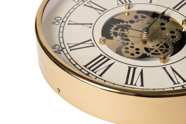 79MAL-5428-38G Часы настенные цвет белый/золото d30см — изображение 2