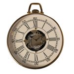 79MAL-5428-38G Часы настенные цвет белый/золото d30см