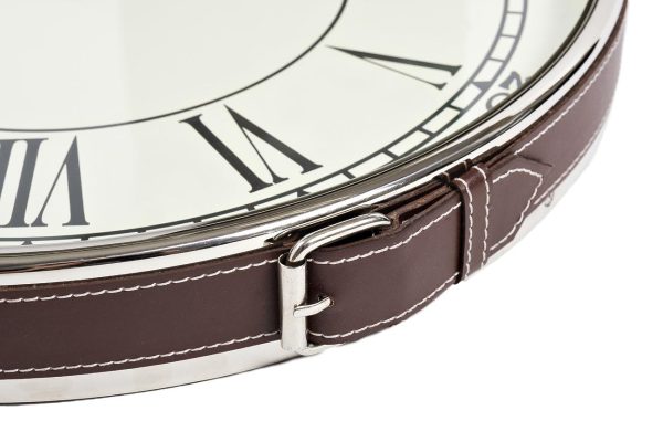 79MAL-5673-70NI Часы настенные на подвесе цвет хром d41см — изображение 2