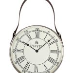 79MAL-5673-70NI Часы настенные на подвесе цвет хром d41см