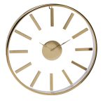 79MAL-5710-46G Часы настенные цвет золото d46см