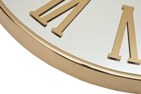 79MAL-5844-60 Часы настенные зеркальные/золото d60см — изображение 2