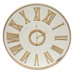 79MAL-5844-60 Часы настенные зеркальные/золото d60см
