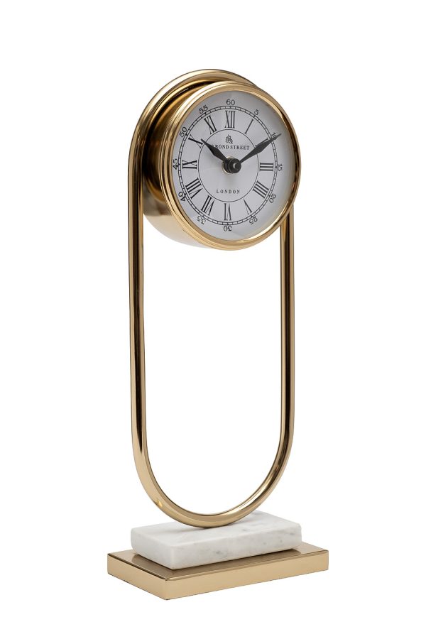 79mal-5852-36-chasy-nastolnye-s-mramornym-osnovaniem-h36sm-1 79MAL-5852-36 Часы настольные с мраморным основанием h36см — изображение 2