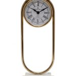 79MAL-5852-36 Часы настольные с мраморным основанием h36см