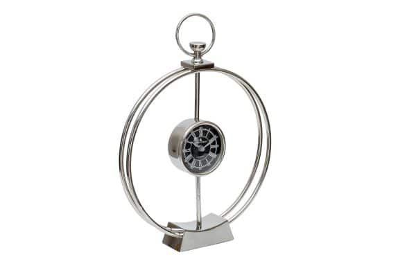 79MAL-5855-40 Часы настольные цвет хром d33см — изображение 2