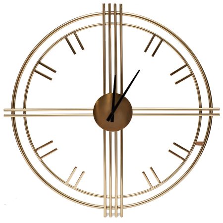 79MAL-5870-76 Часы настенные цвет золото d76см